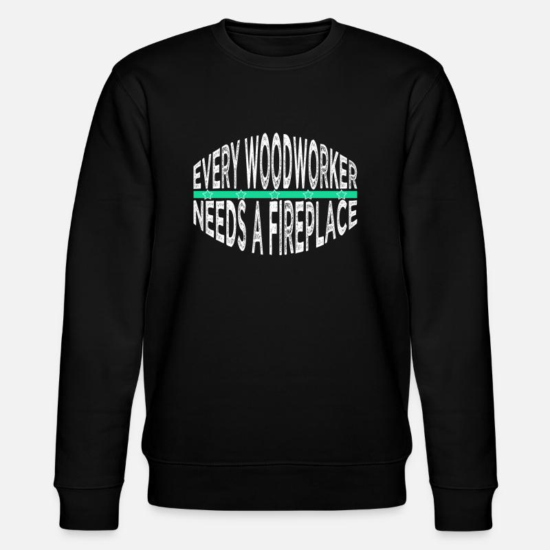 charpentier cite des tshirts - Sweat bio CHANGER Stanley/Stella Unisexe - noir