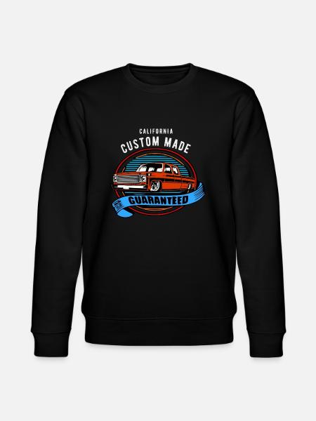 Pickup Musclecar USA - Stanley/Stella CHANGER Unisex Organic Sweatshirt - black