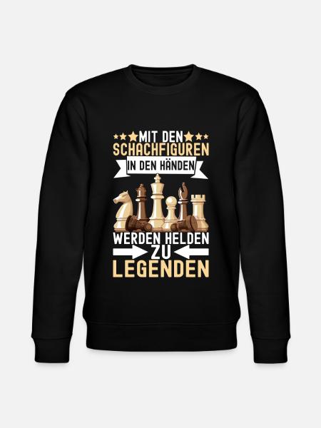 Schach Schachspieler - Stanley/Stella Unisex Bio-Sweatshirt CHANGER - Schwarz