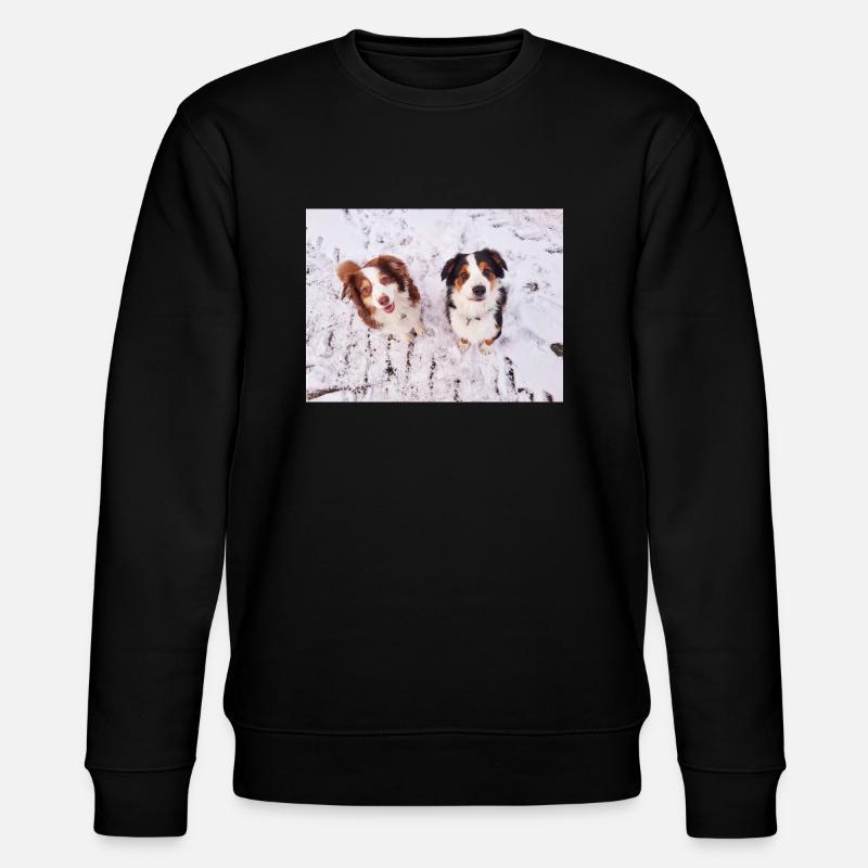 Australian Shepherd - Stanley/Stella Unisex Bio-Sweatshirt CHANGER  - Schwarz