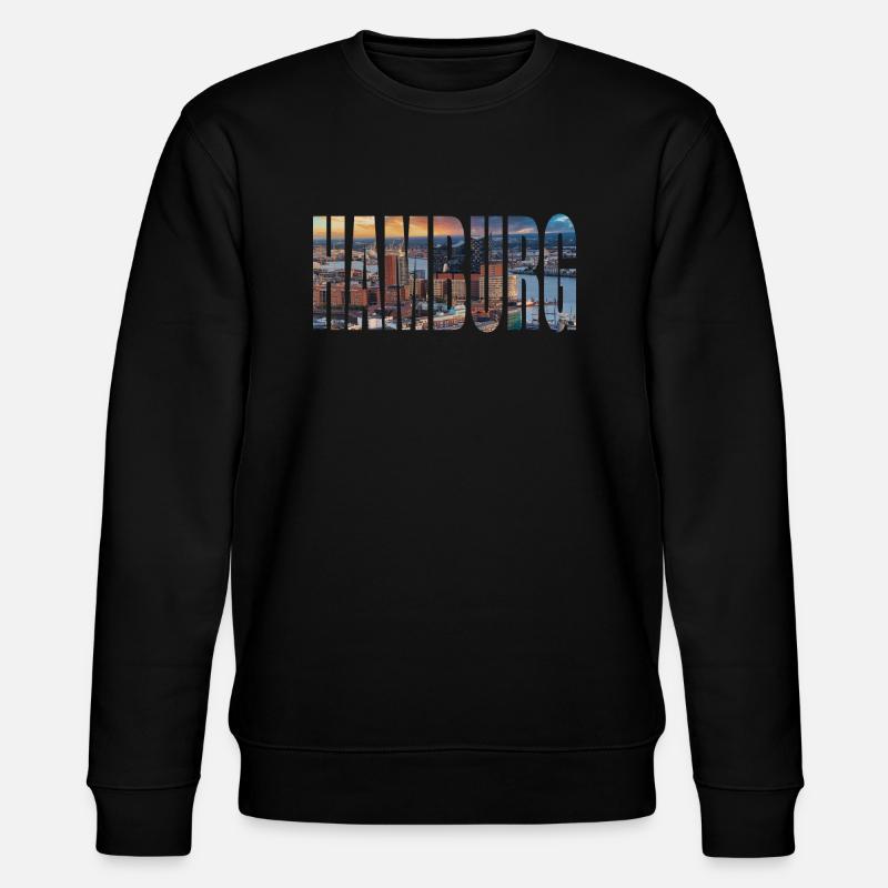 LIGNE D’HORIZON DE HAMBOURG - Sweat bio CHANGER Stanley/Stella Unisexe - noir