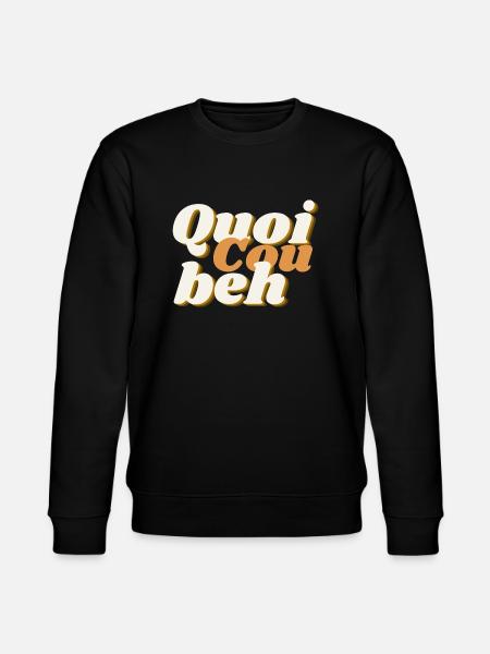 Quoicoubeh D1 - Sweat bio CHANGER Stanley/Stella Unisexe - noir