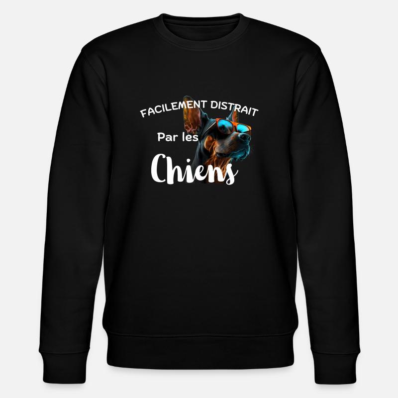 Chien Charmant - Sweat bio CHANGER Stanley/Stella Unisexe - noir