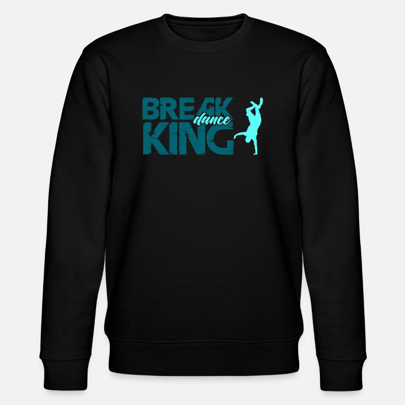 break dance king - Stanley/Stella Unisex Bio-Sweatshirt CHANGER  - Schwarz