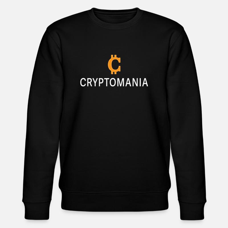 Cryptomania - Stanley/Stella CHANGER Unisex Organic Sweatshirt - black