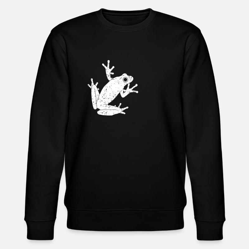 Frog - Stanley/Stella CHANGER Unisex Organic Sweatshirt - black