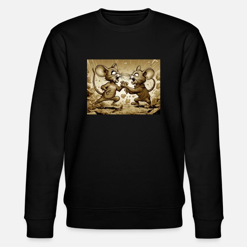 Die Mouses - Stanley/Stella Unisex Bio-Sweatshirt CHANGER - Schwarz