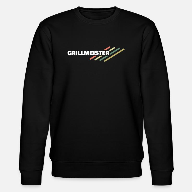 Arbeitsplatz Grillmeister - Stanley/Stella Unisex Bio-Sweatshirt CHANGER  - Schwarz