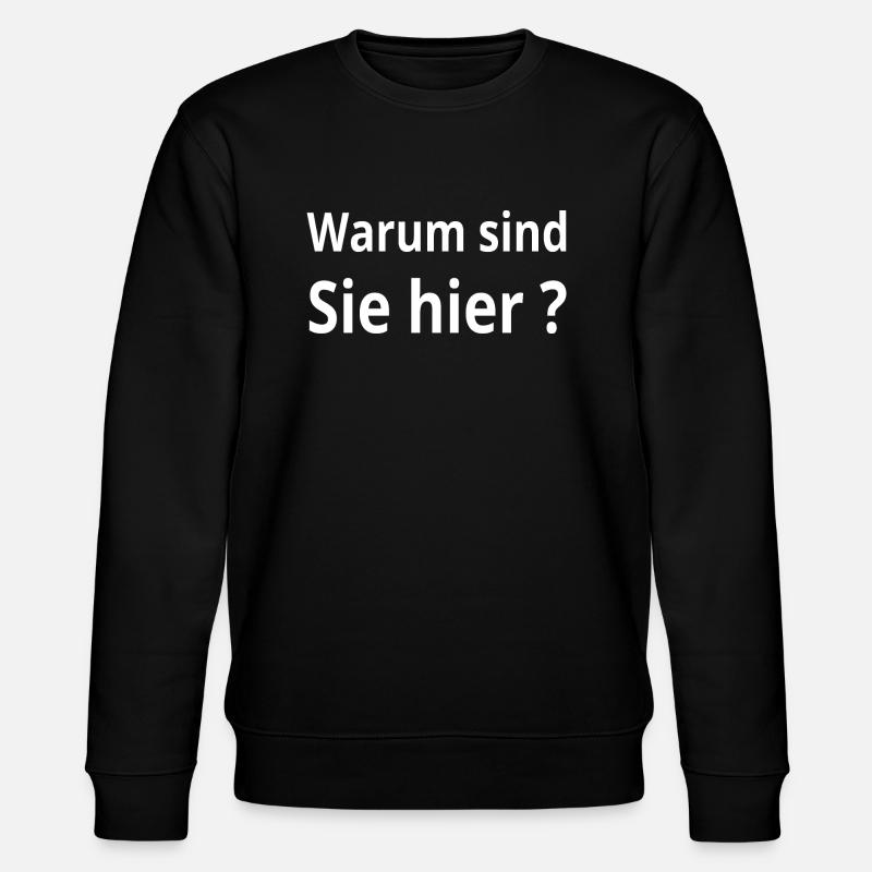 Party - Stanley/Stella Unisex Bio-Sweatshirt CHANGER  - Schwarz
