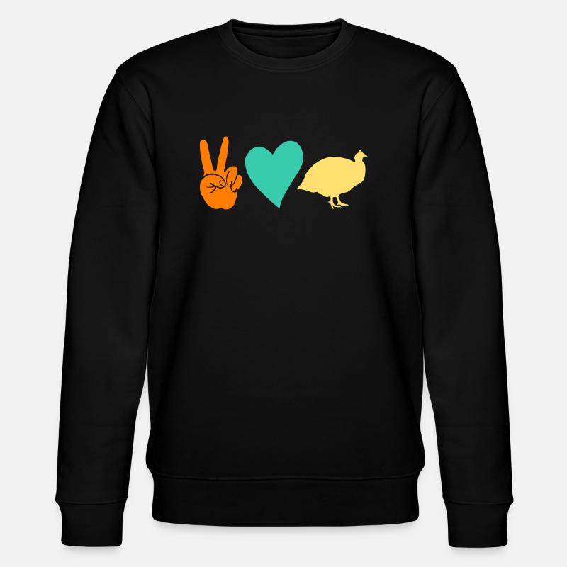 Poules Coq Pintade - Sweat bio CHANGER Stanley/Stella Unisexe - noir
