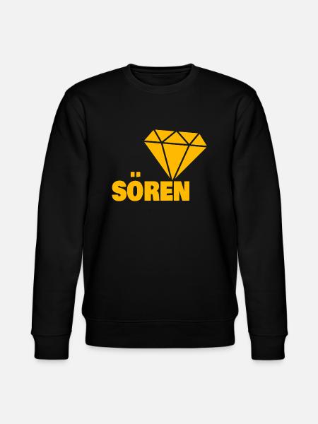 Gift for Soeren - Stanley/Stella CHANGER Unisex Organic Sweatshirt - black