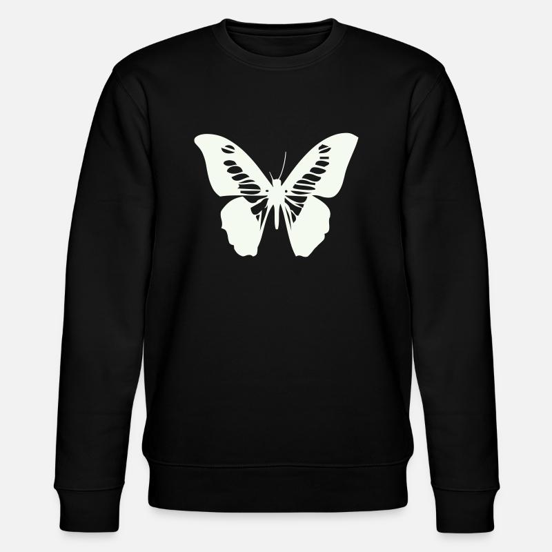 papillon - Sweat bio CHANGER Stanley/Stella Unisexe - noir
