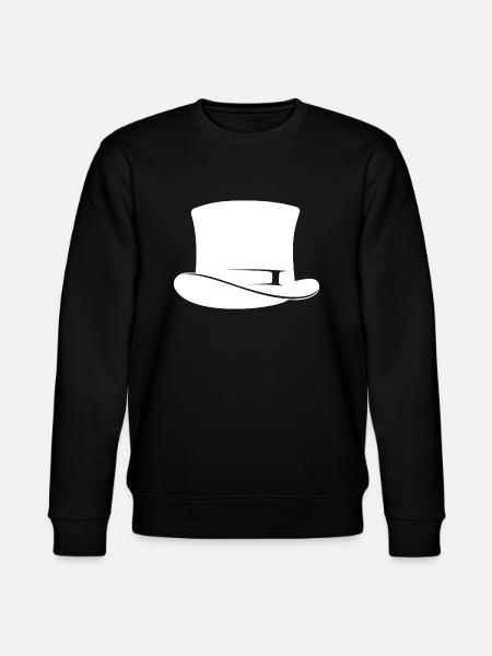 Zylinder weiß - Stanley/Stella Unisex Bio-Sweatshirt CHANGER - Schwarz