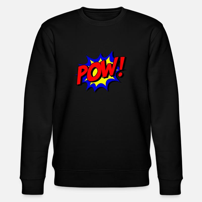 pow - Stanley/Stella Unisex Bio-Sweatshirt CHANGER  - Schwarz