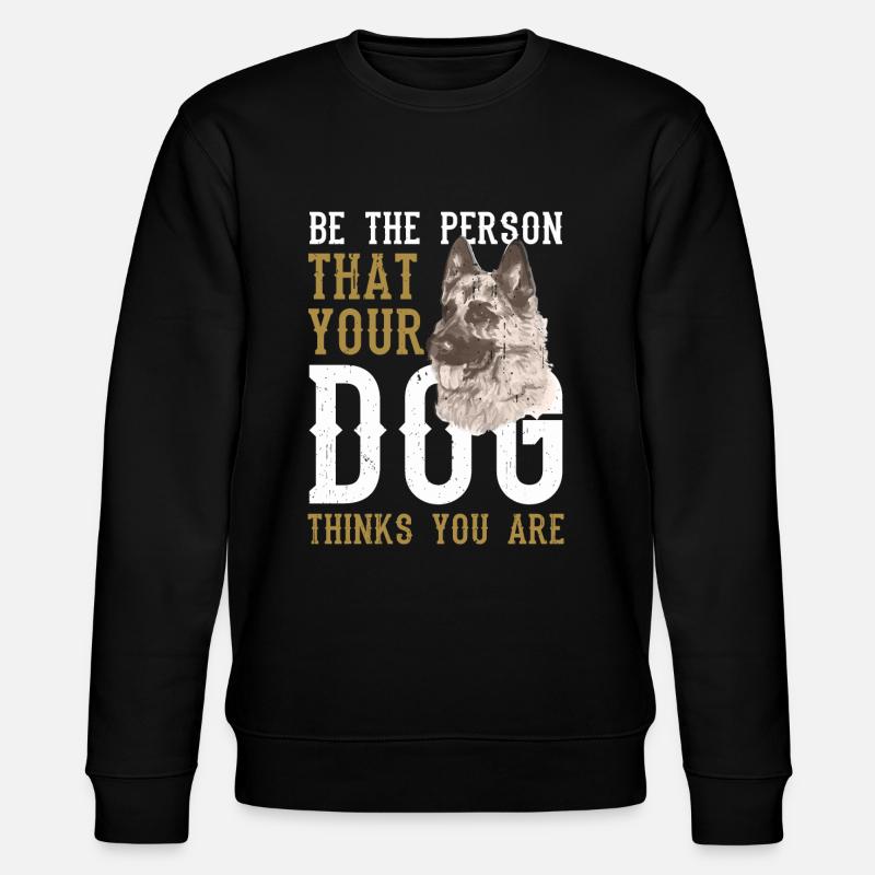 Schäferhund - Stanley/Stella Unisex Bio-Sweatshirt CHANGER  - Schwarz