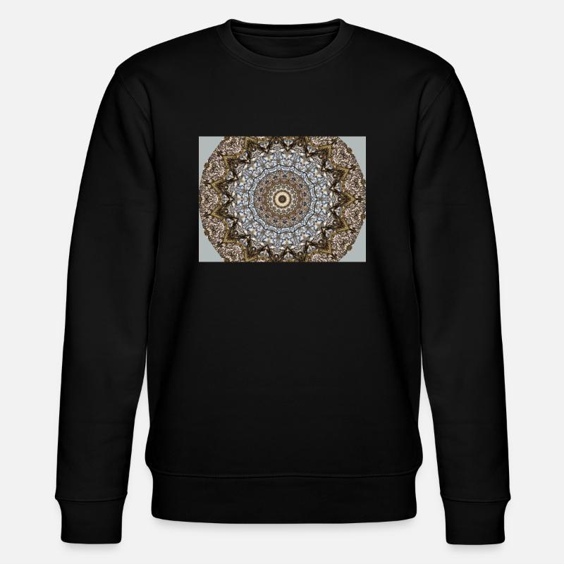 Bluehender tree kaleidoscopic effect - Stanley/Stella CHANGER Unisex Organic Sweatshirt - black