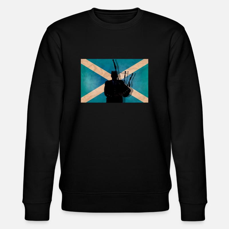 Cornemuseur écossais - Sweat bio CHANGER Stanley/Stella Unisexe - noir