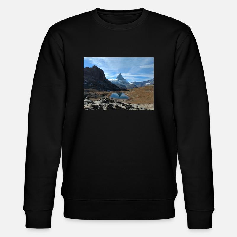 Matterhorn - Stanley/Stella Unisex Bio-Sweatshirt CHANGER  - Schwarz