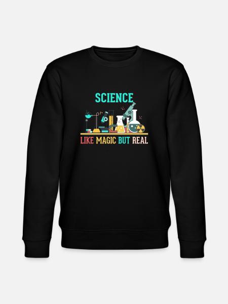 SCIENCE - LIKE MAGIC BUT REAL - Stanley/Stella CHANGER Unisex Organic Sweatshirt - black