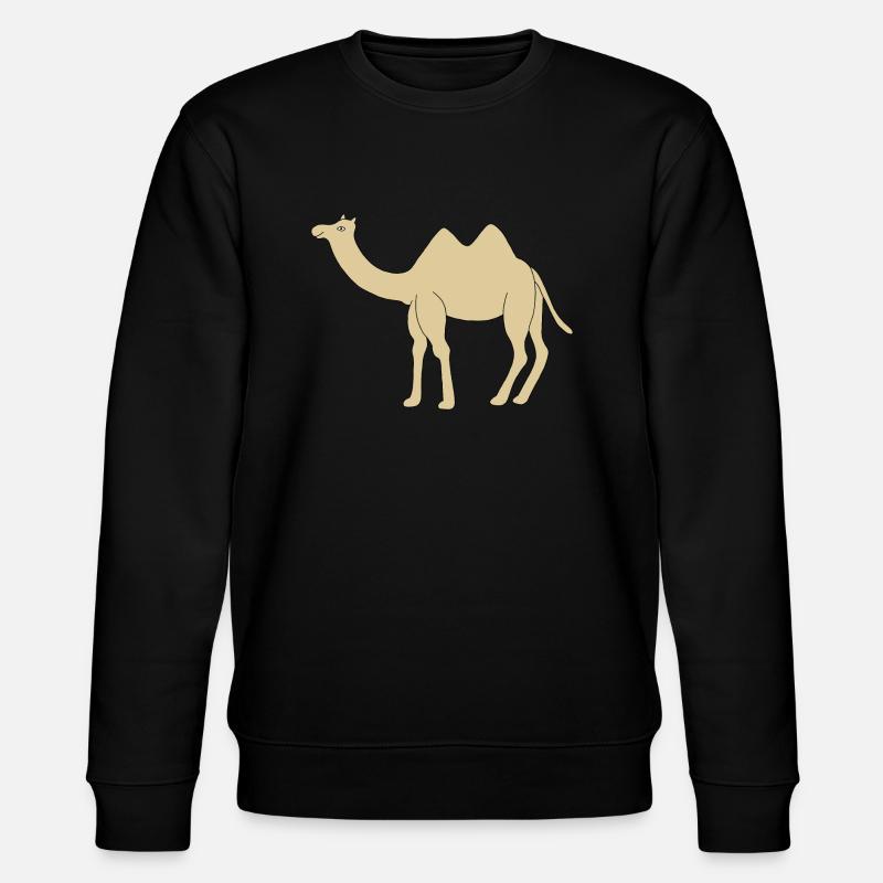 Einsames Kamel - Stanley/Stella Unisex Bio-Sweatshirt CHANGER  - Schwarz