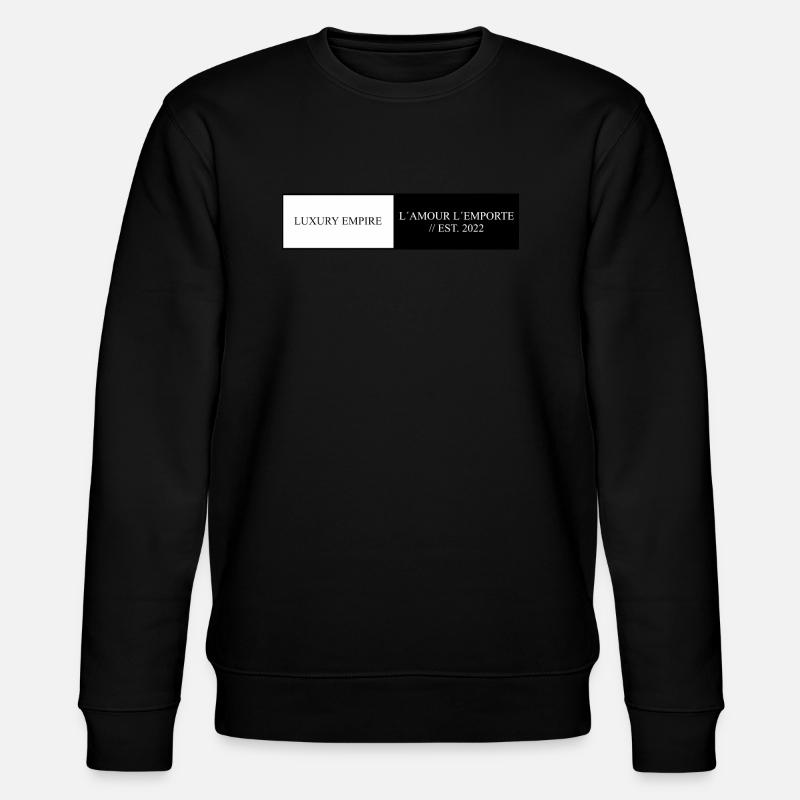 LUXURY EMPIRE - Stanley/Stella Unisex Bio-Sweatshirt CHANGER  - Schwarz