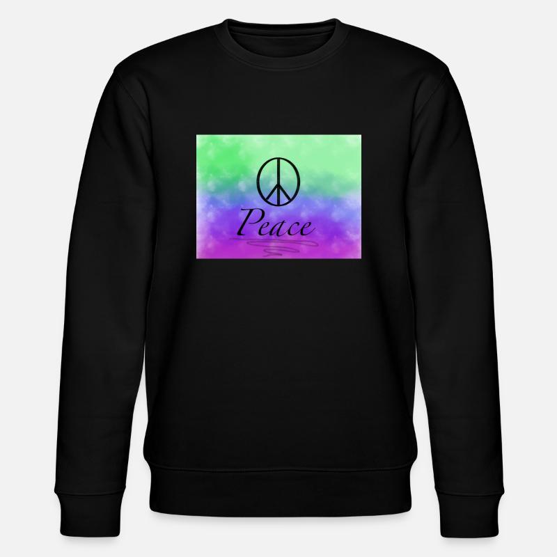 Peace - Stanley/Stella Unisex Bio-Sweatshirt CHANGER  - Schwarz