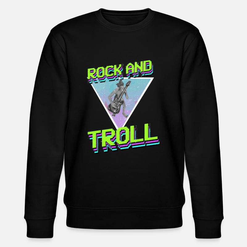 Rock and troll - Sweat bio CHANGER Stanley/Stella Unisexe - noir