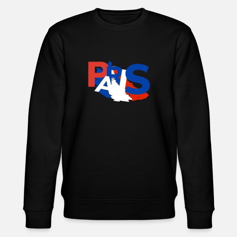 Paris Souvenir Paris Gift - Stanley/Stella CHANGER Unisex Organic Sweatshirt - black