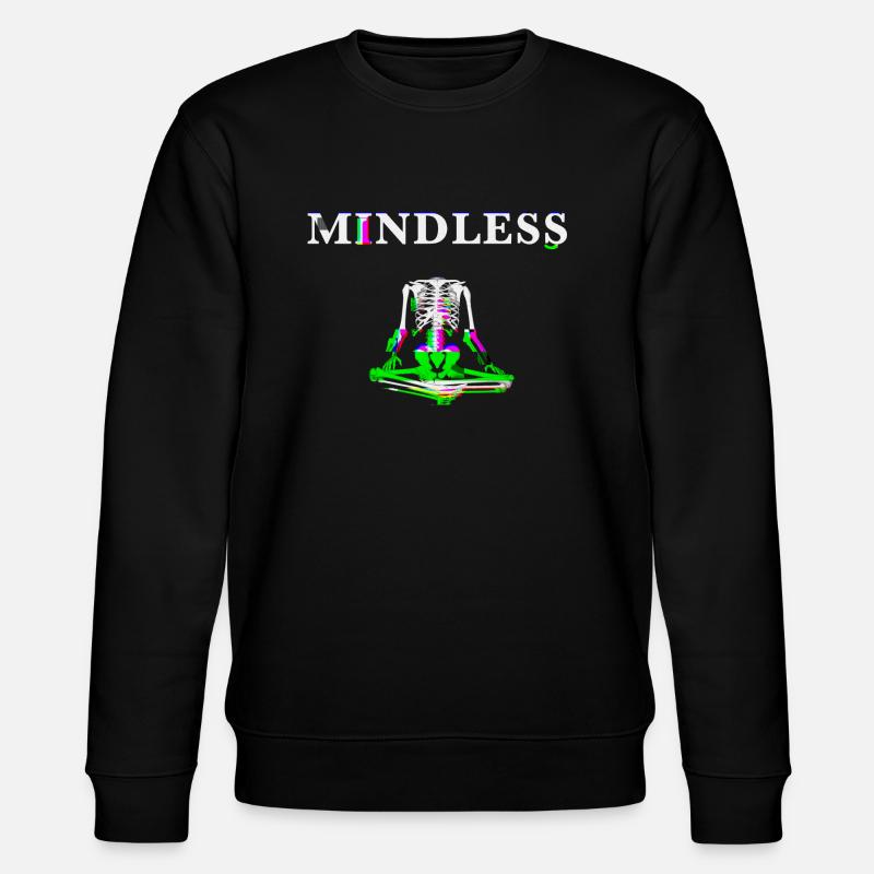MINDLESS - Stanley/Stella Unisex Bio-Sweatshirt CHANGER  - Schwarz