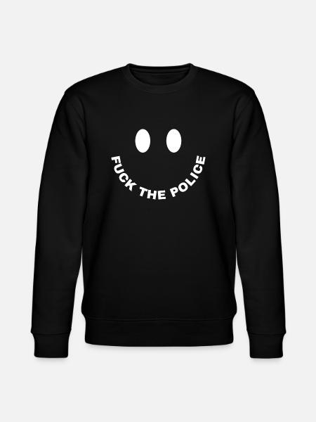 Fuck The Police - Stanley/Stella CHANGER Unisex Organic Sweatshirt - black