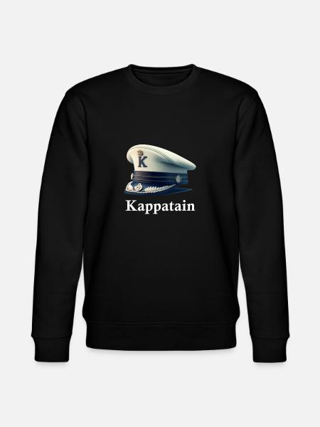Kappatain meme Kappa Pun - Stanley/Stella CHANGER Unisex Organic Sweatshirt - black