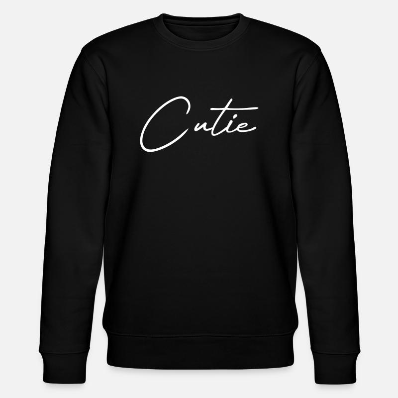 Cutie blanche - Sweat bio CHANGER Stanley/Stella Unisexe - noir