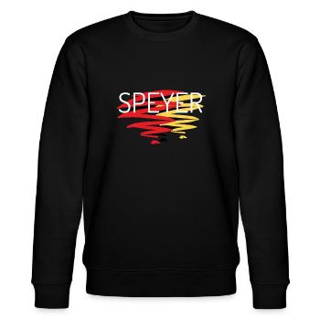 Speyer Souvenir Speyer T-Shirt - Sweat bio CHANGER Stanley/Stella Unisexe - noir - Devant - Nik (191cm) & Marisol (170cm)