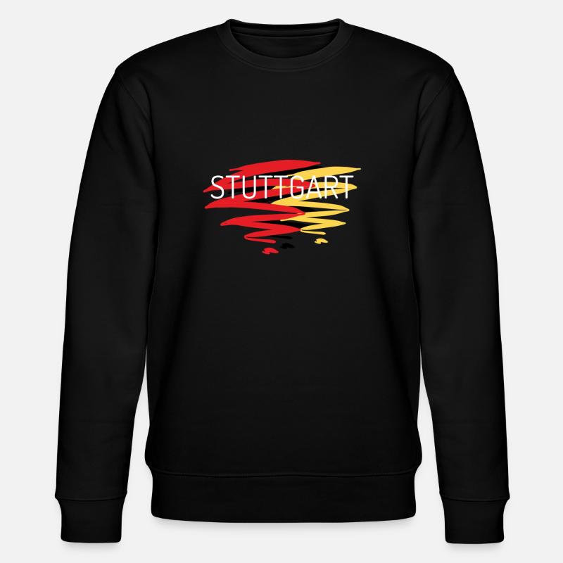 Cooking apron Stuttgart - Stanley/Stella CHANGER Unisex Organic Sweatshirt - black