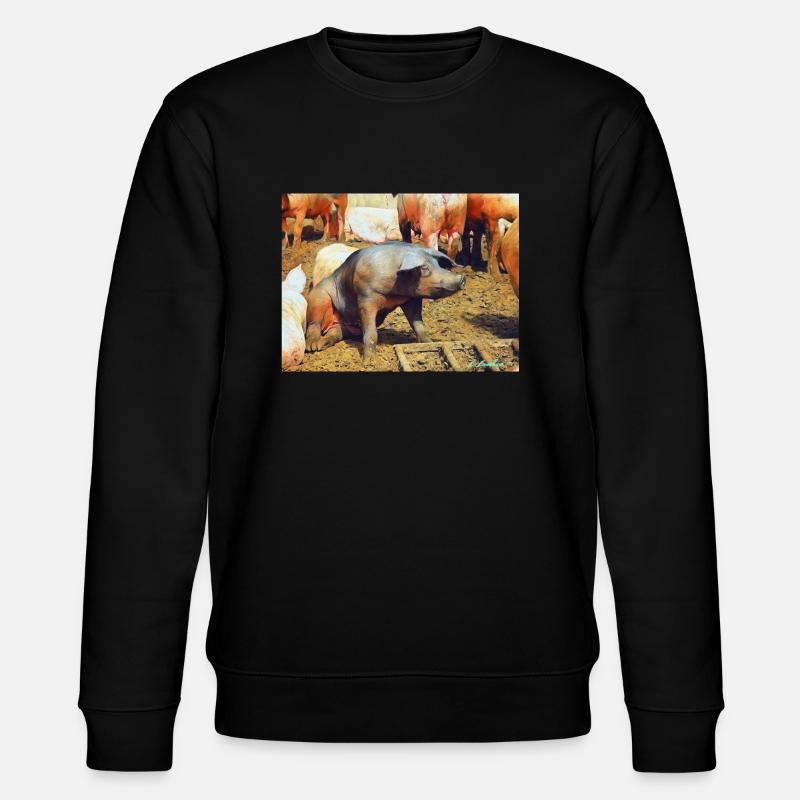 Cochon alors ! - Sweat bio CHANGER Stanley/Stella Unisexe - noir