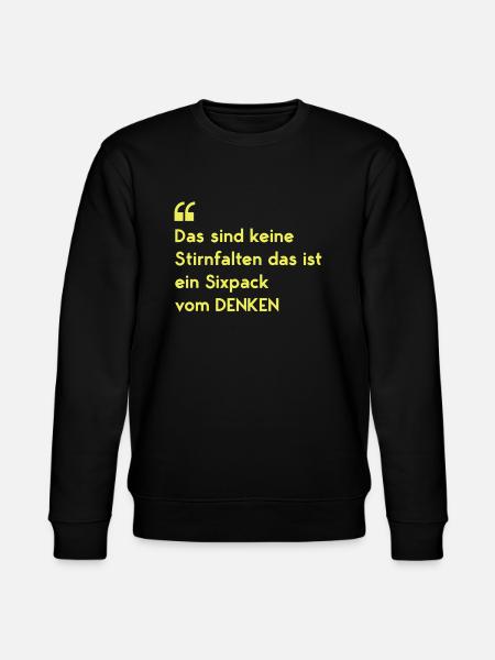 Funny funny sayings sicpack fold - Stanley/Stella CHANGER Unisex Organic Sweatshirt - black