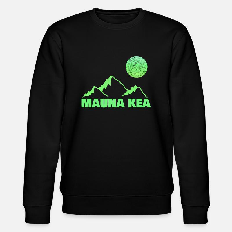 kea als Klettern - Stanley/Stella Unisex Bio-Sweatshirt CHANGER  - Schwarz