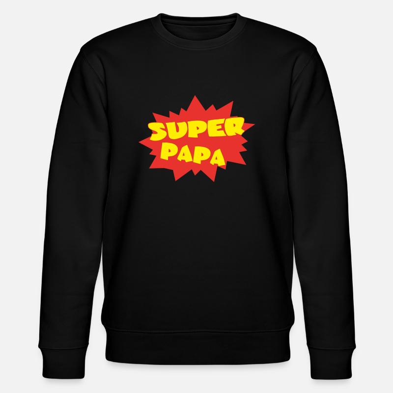 Papa - Sweat bio CHANGER Stanley/Stella Unisexe - noir