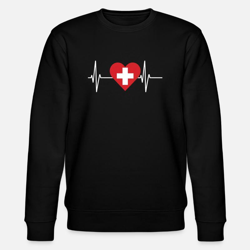 Suisse - Sweat bio CHANGER Stanley/Stella Unisexe - noir