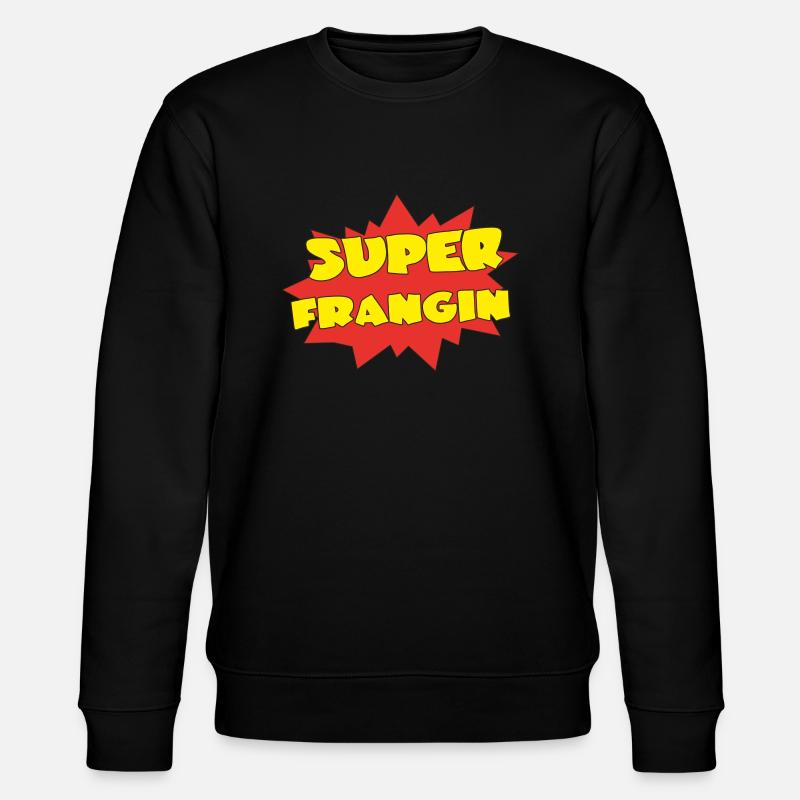 Superbruder - Stanley/Stella Unisex Bio-Sweatshirt CHANGER  - Schwarz