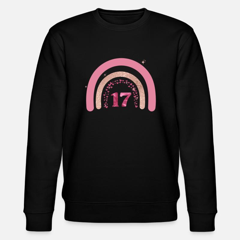 17e anniversaire rainbow rose - Sweat bio CHANGER Stanley/Stella Unisexe - noir