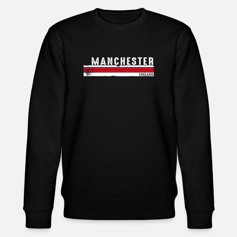 Manchester - England Kulturerbe - Stanley/Stella Unisex Bio-Sweatshirt CHANGER  - Schwarz