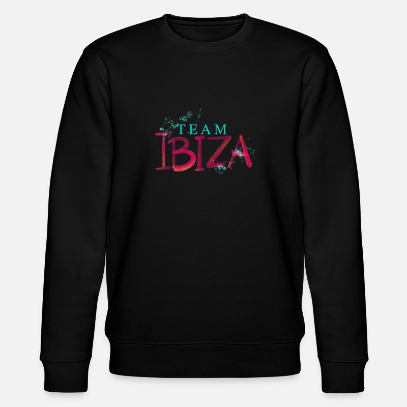 Team Ibiza - Stanley/Stella Unisex Bio-Sweatshirt CHANGER  - Schwarz