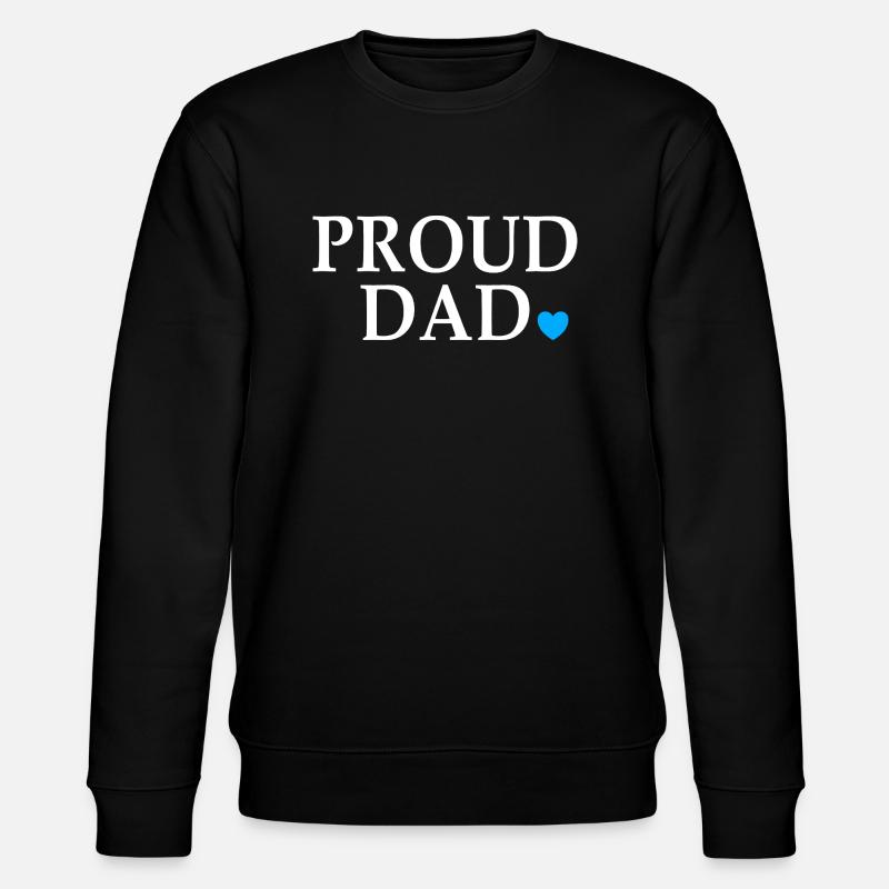Vater Geschenk Papa - Stanley/Stella Unisex Bio-Sweatshirt CHANGER - Schwarz