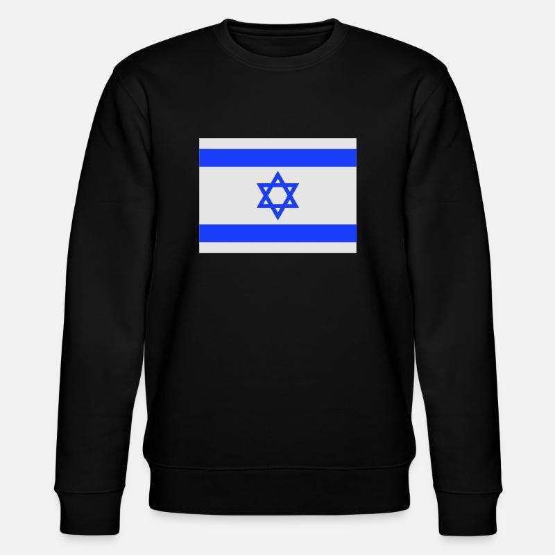 israele drapeau - Sweat bio CHANGER Stanley/Stella Unisexe - noir