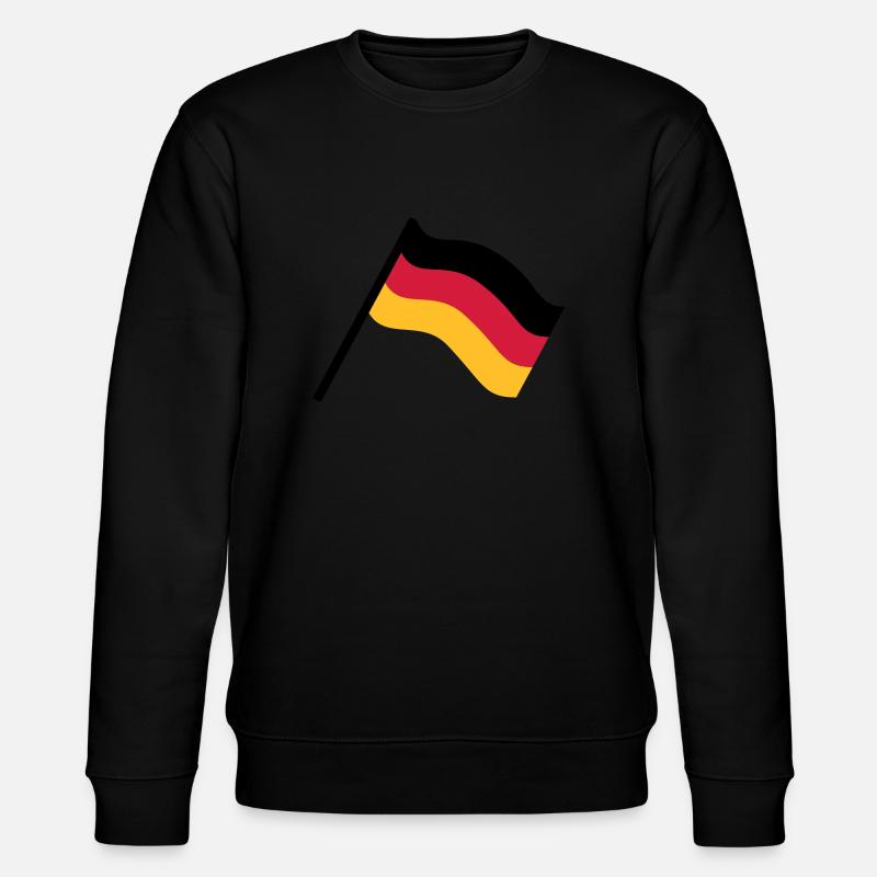 Germany flag - Stanley/Stella CHANGER Unisex Organic Sweatshirt - black