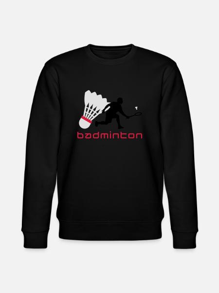 badminton_022011_y_3c - Stanley/Stella CHANGER Unisex Organic Sweatshirt - black