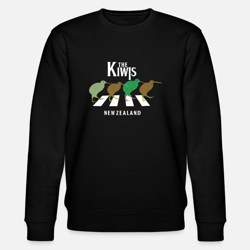 The Kiwis - Stanley/Stella Unisex Bio-Sweatshirt CHANGER  - Schwarz