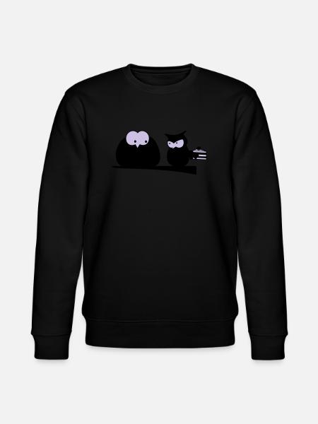 owls - Stanley/Stella CHANGER Unisex Organic Sweatshirt - black