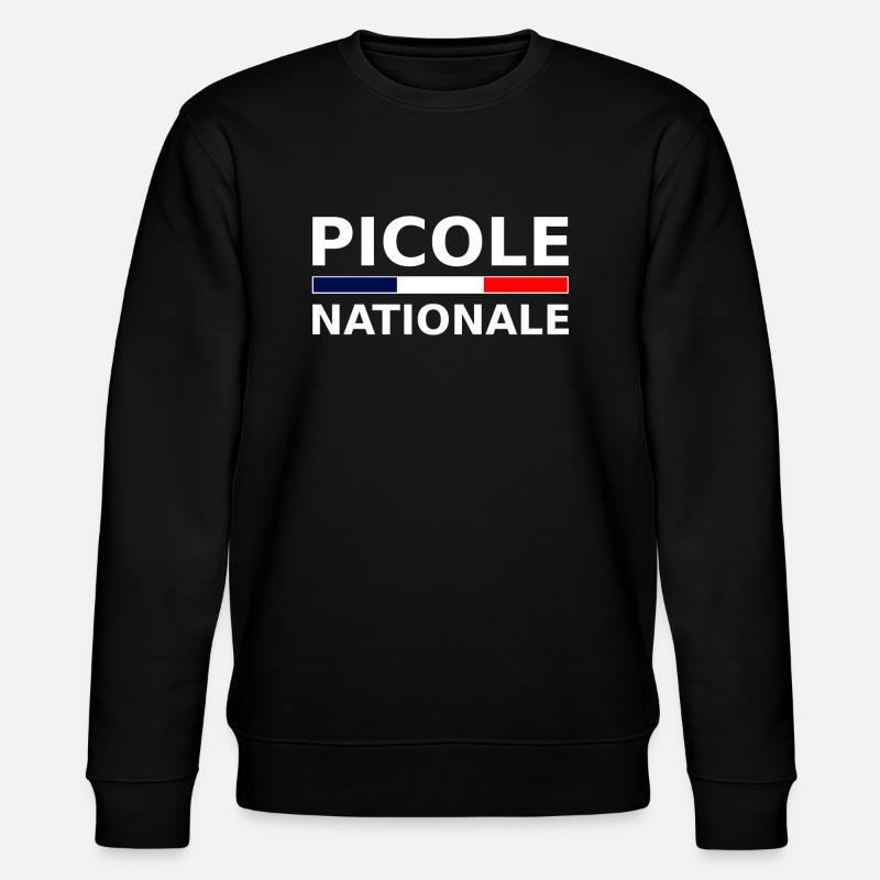 picole nationale - Stanley/Stella Unisex Bio-Sweatshirt CHANGER  - Schwarz